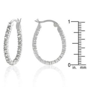 Oval Hoop Earrings