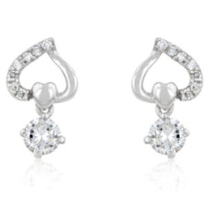 Heart Drop Earrings