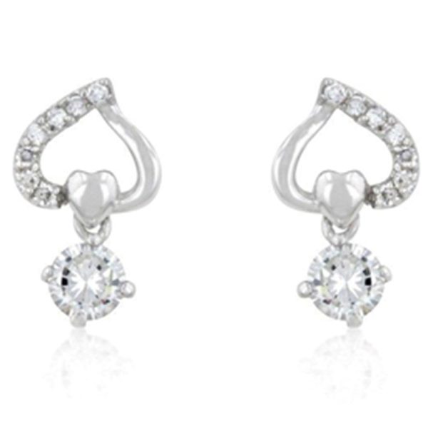 Heart Drop Earrings