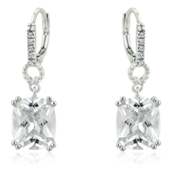 Timeless Cushion Drop Earrings
