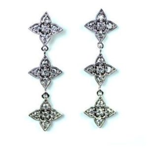 Four Point Dangle Earrings