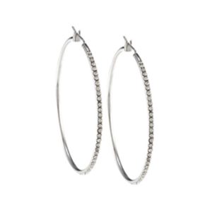 2″ Silver Hoop Earrings