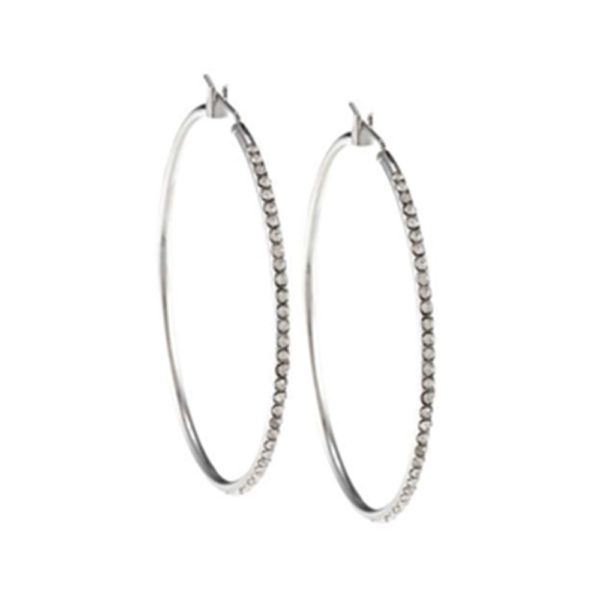 2″ Silver Hoop Earrings