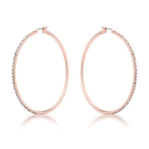 2" Rose Gold Hoop Earrings