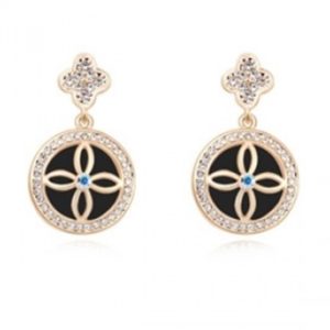Cross Drop Earring